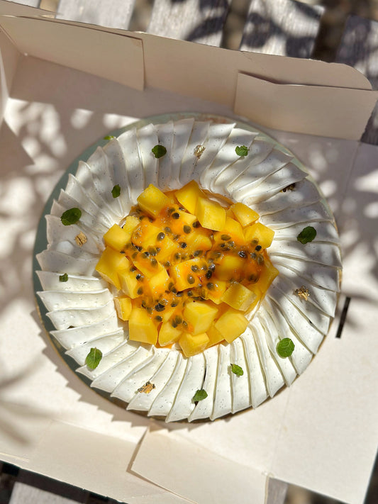 Entremets mangue & passion