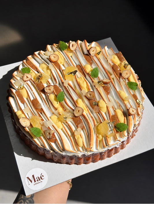 Tarte citron & noisette