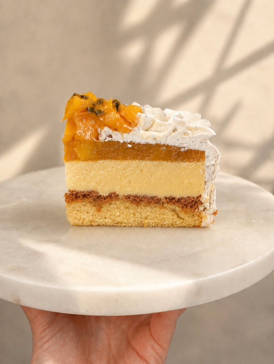 Entremets mangue & passion