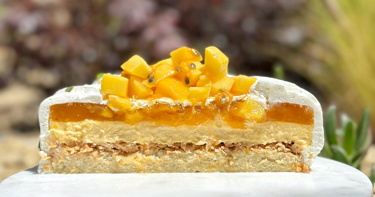 Entremets mangue & passion