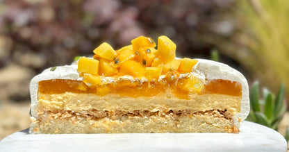 Entremets mangue & passion